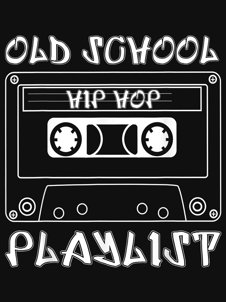 Old School 90s Hip Hop Playlist Mixtape Cassette Graffiti by robinxam