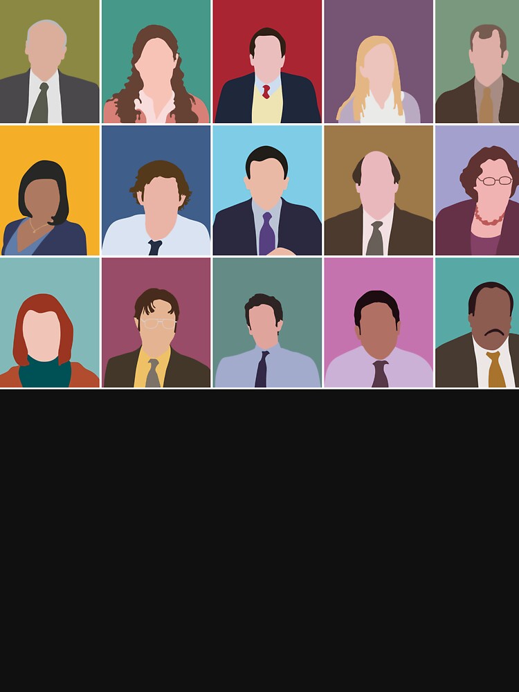 The Faces of The Office by Flakey-