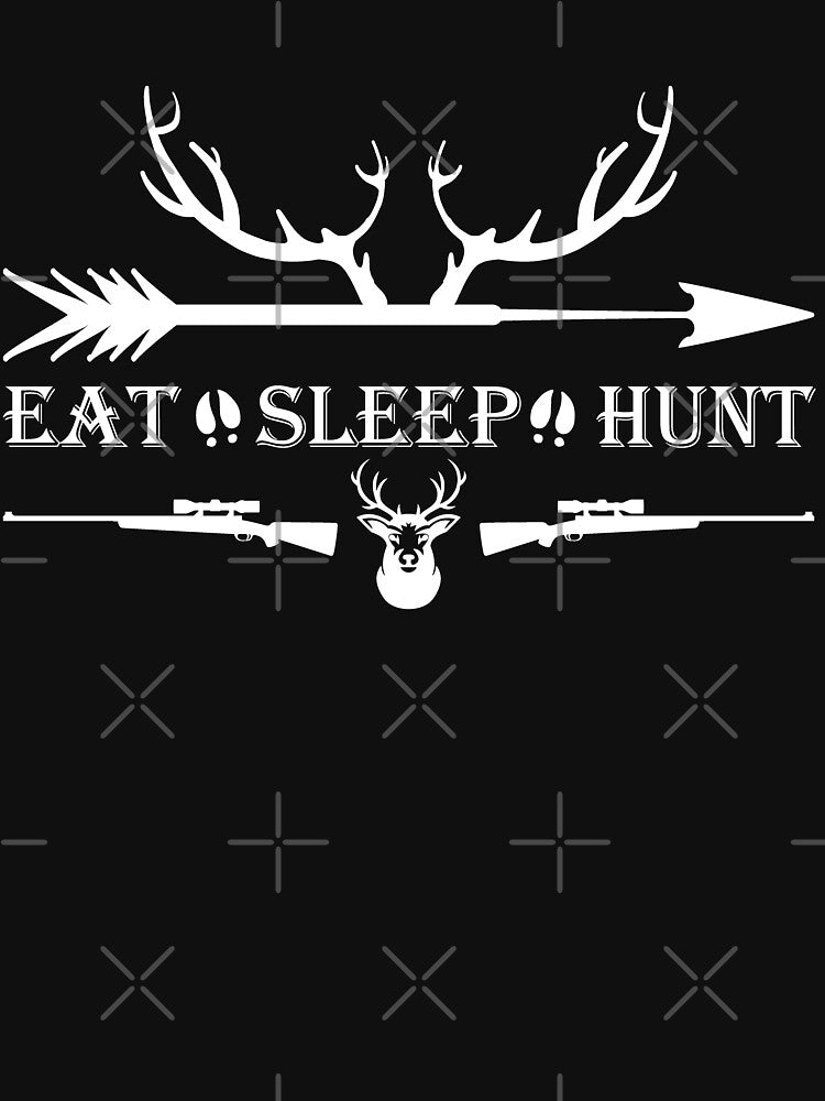 Eat Sleep Hunt Repeat Funny Hunting Deer For Men by ACHRAF877