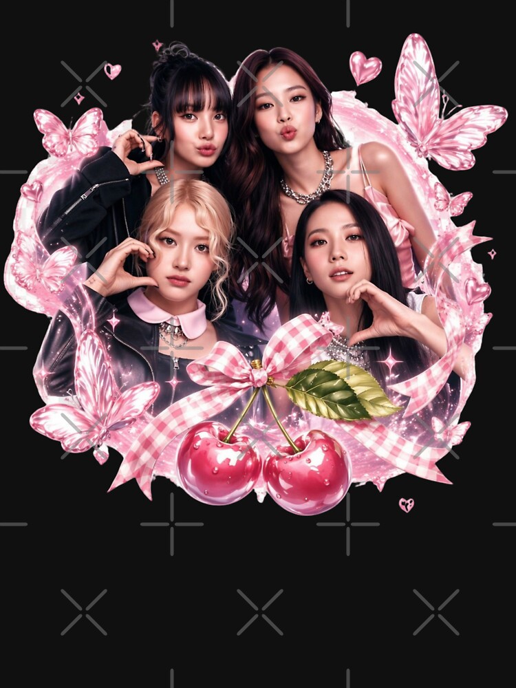 BLACKPINK Cherry Blossom Cute Y2K Aesthetic by Kimheawon