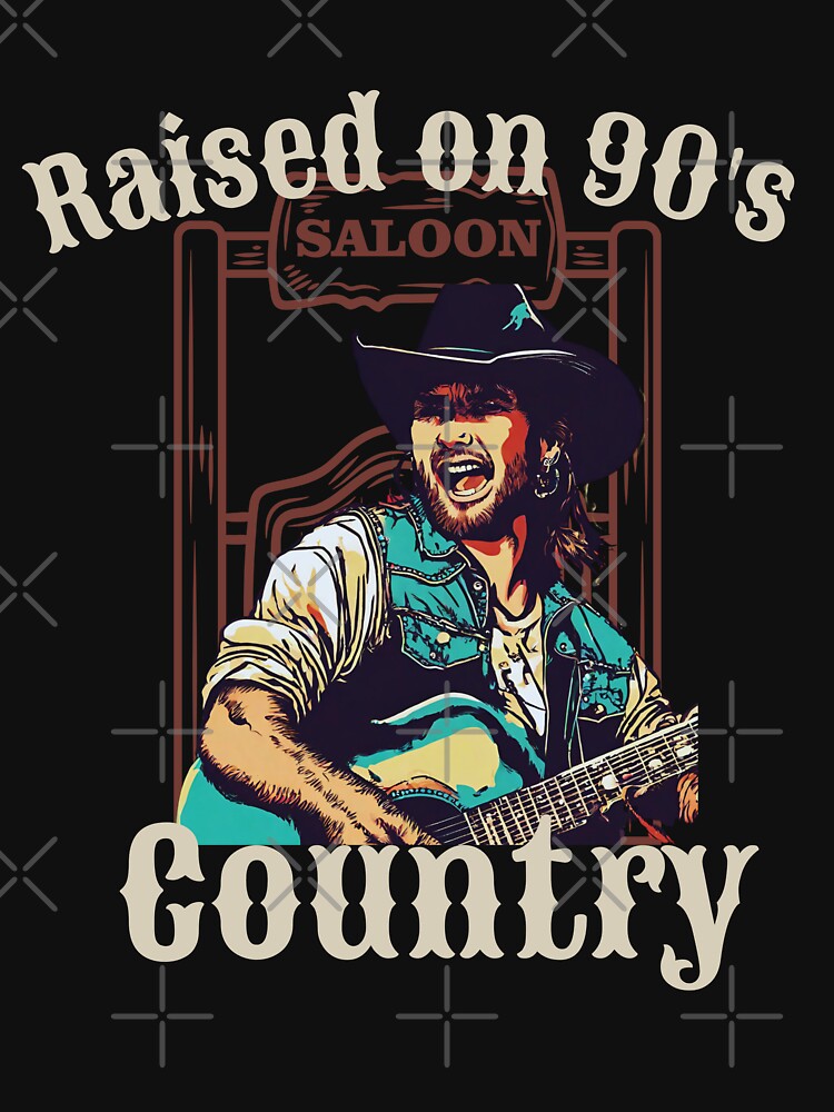 Raised on 90's Country Funny Gift Retro Music Lover by Poman9810