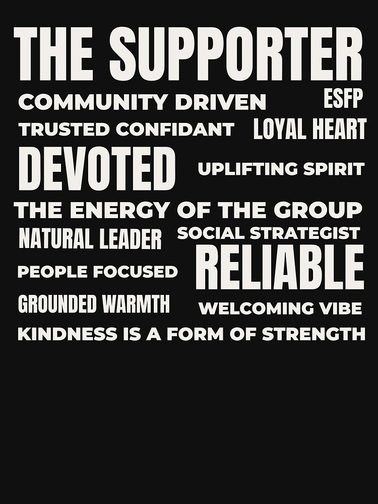 ESFP – THE ENTERTAINER TRAIT COLLAGE DESIGN | MBTI COLLAGE SERIES – ESFP PERSONALITY EDITION by WitLounge