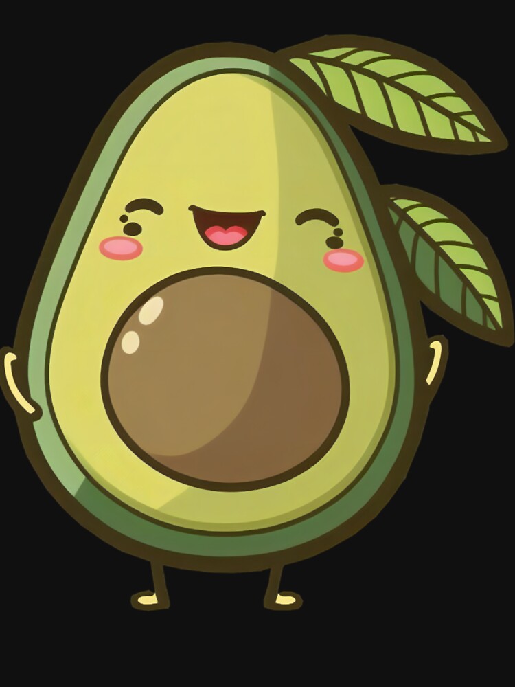 Happy Avocado Cartoon Design by GIOAGIFORD