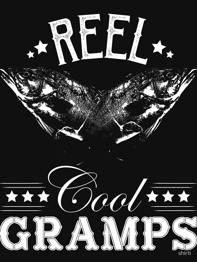 Reel Cool Gramps Fishing Outdoor Anglers by shirti