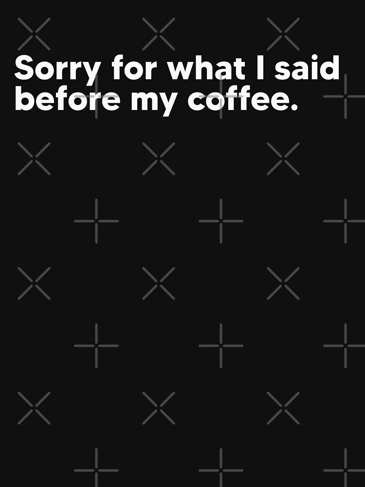 Sorry for what I said - white by Lateef Prints