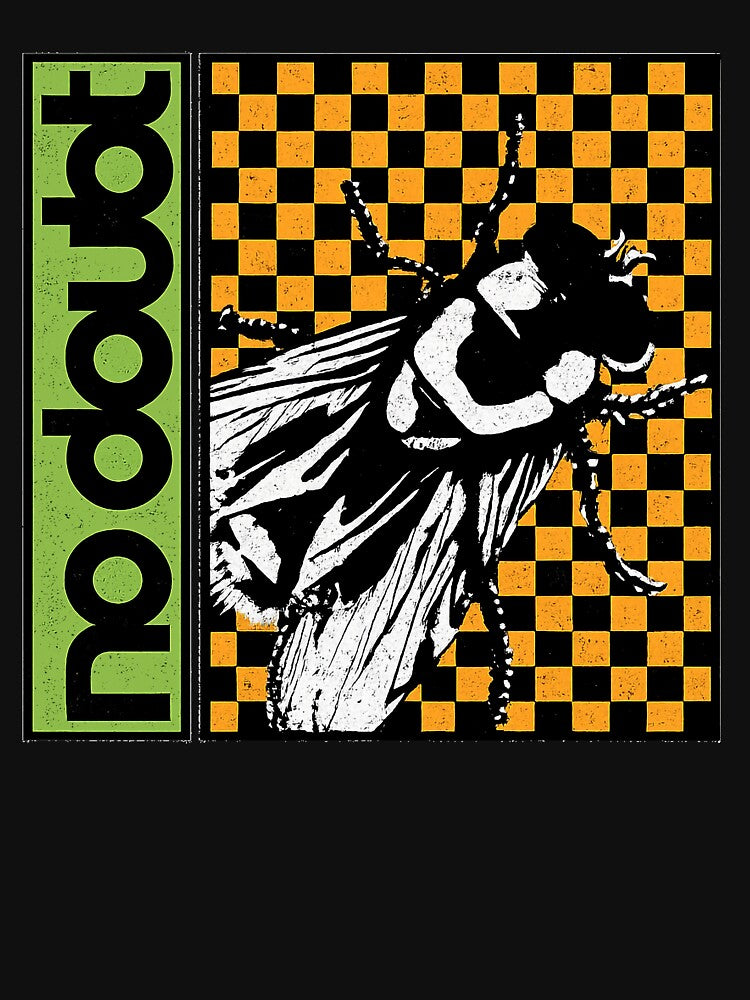 Vintage No Doubt Fly Checkerboard Ska Punk by eonvisuals