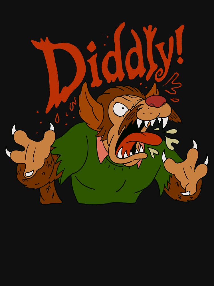Ned Flanders werewolf diddly! The Simpsons Halloween horror by Durreetos