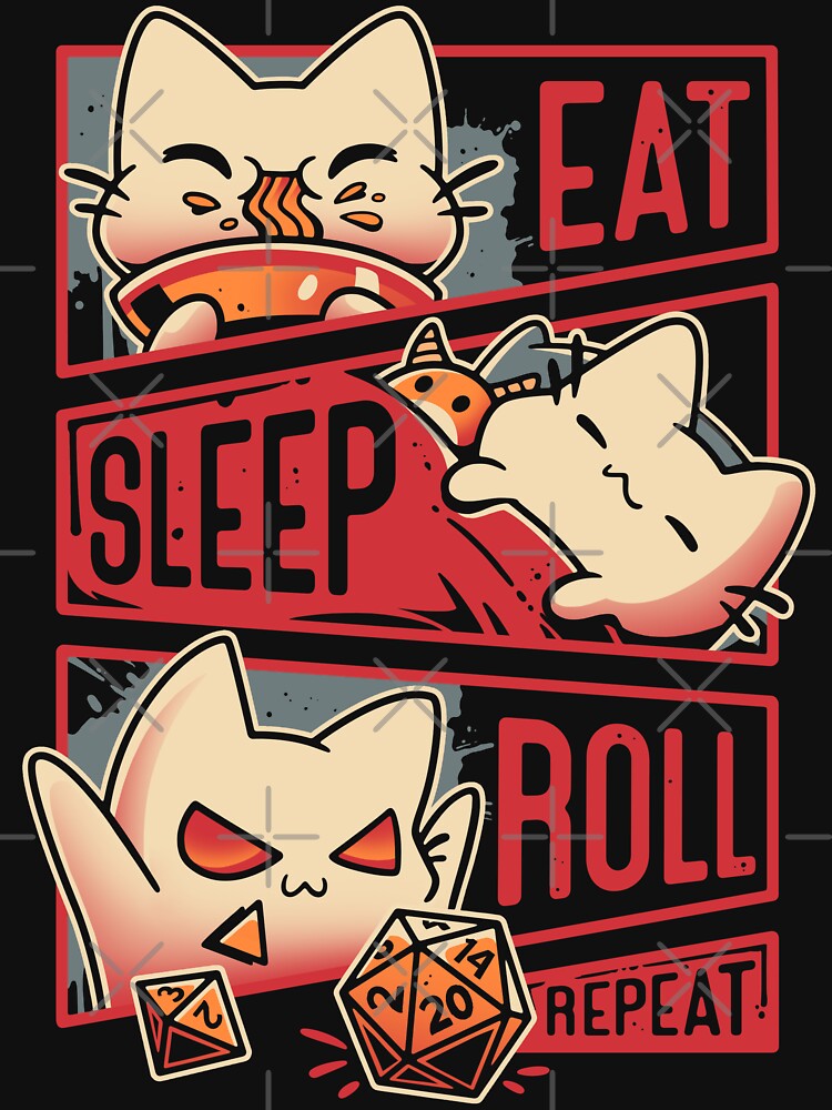 Roleplayer Routine - Kitten Dice Roll by Snouleaf