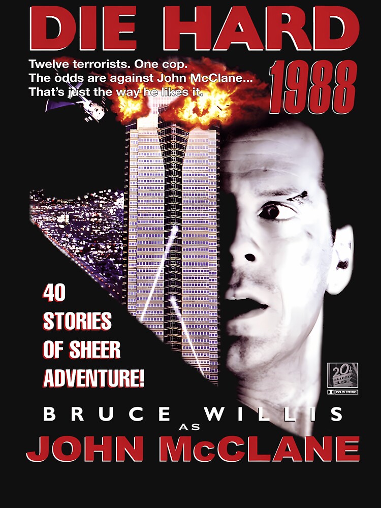 Die Hard Retro Movie Montage by LittleBlueShop
