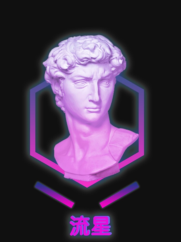 Vaporwave Aesthetic Statue by yaekus