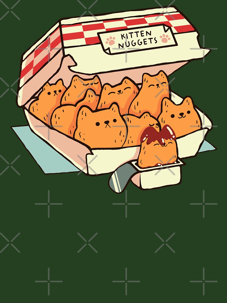Kitten Nuggets Fast Food Cat by Tobe Fonseca by Tobe Fonseca®