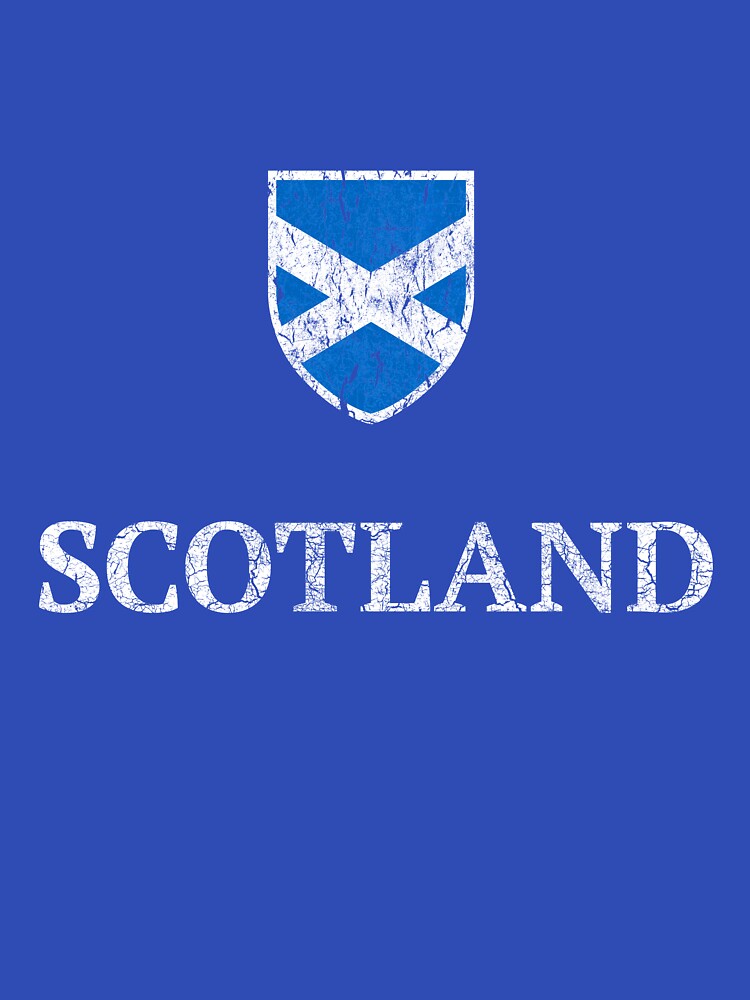 Vintage Scotland Flag - Scottish Football Soccer by vladocar