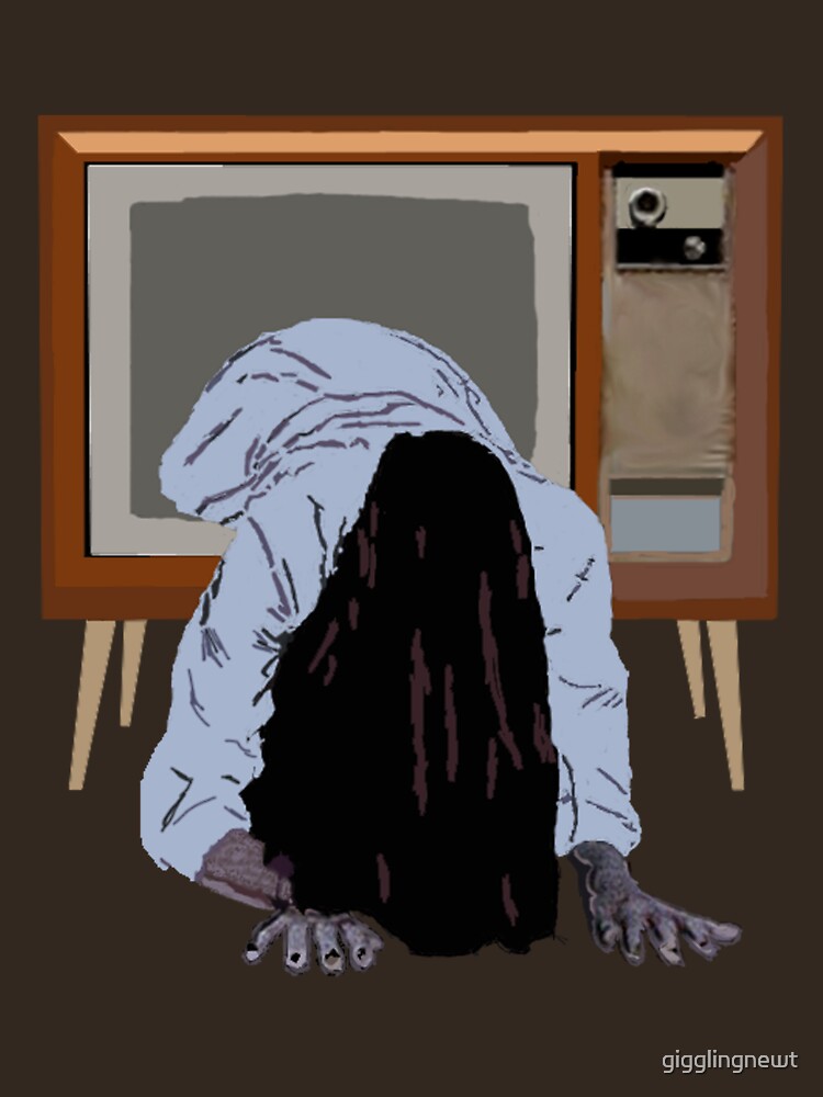 sadako's on the telly by gigglingnewt