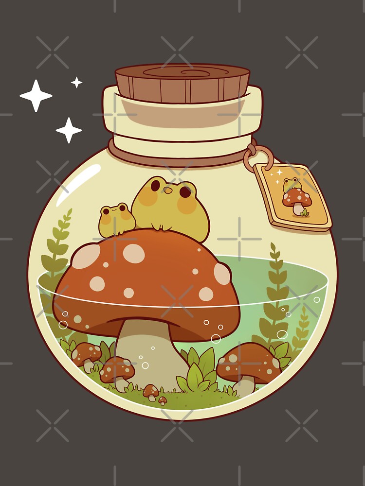 Frog and mushroom potion by Rihnlin