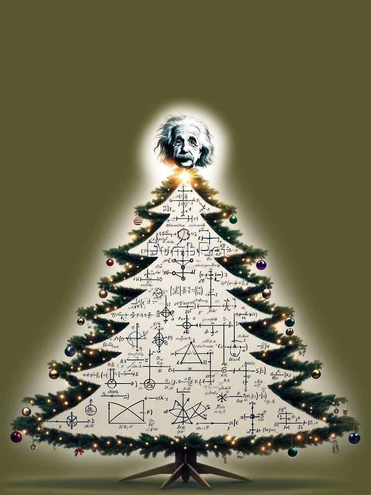 The Relativity of Christmas Cheer - Christmas T-shirt by DumbPet