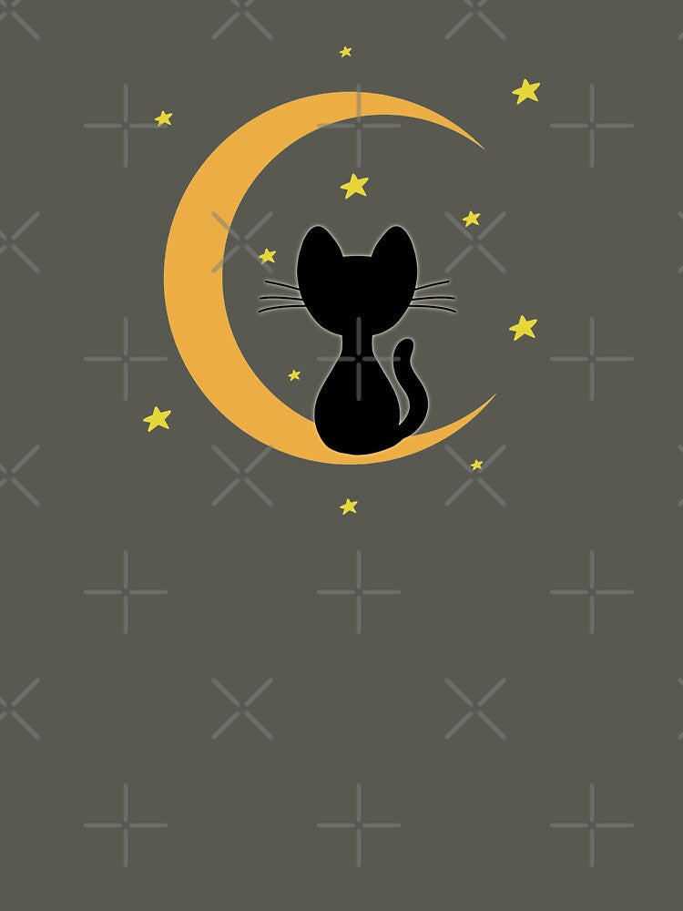 Cat And Moon by JMDesignHouse