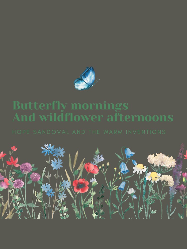 Butterfly mornings Hope Sandoval and the warm inventions fan art by Etaipal