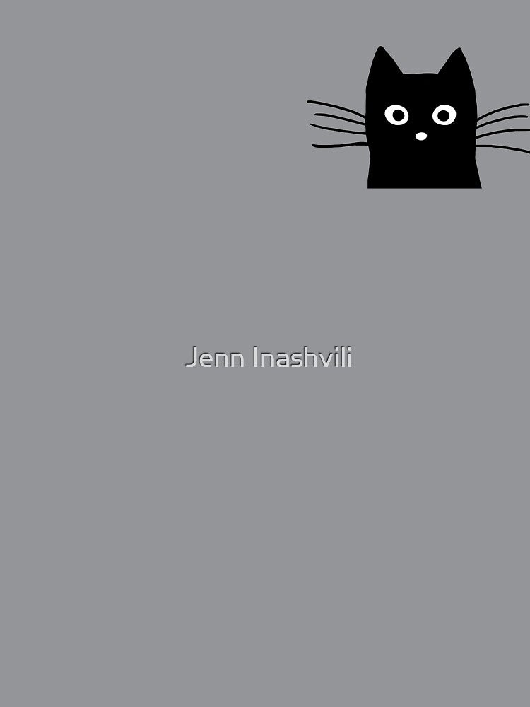 Black Cat Face by Jenn Inashvili