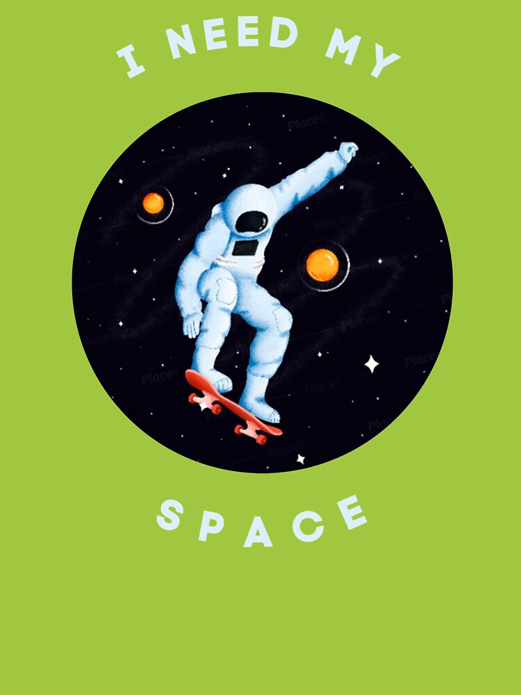 Astronaut on a Skateboard by landapparelmag