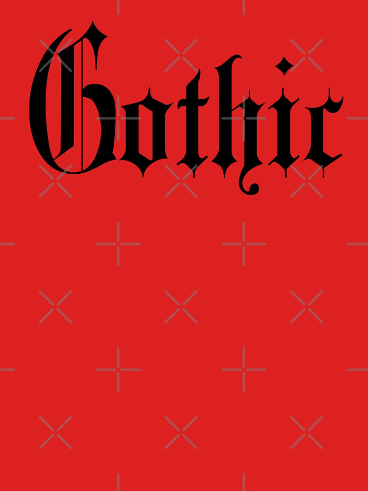 Gothic Minimalist Elegant Font Design by RainbowDoveShop
