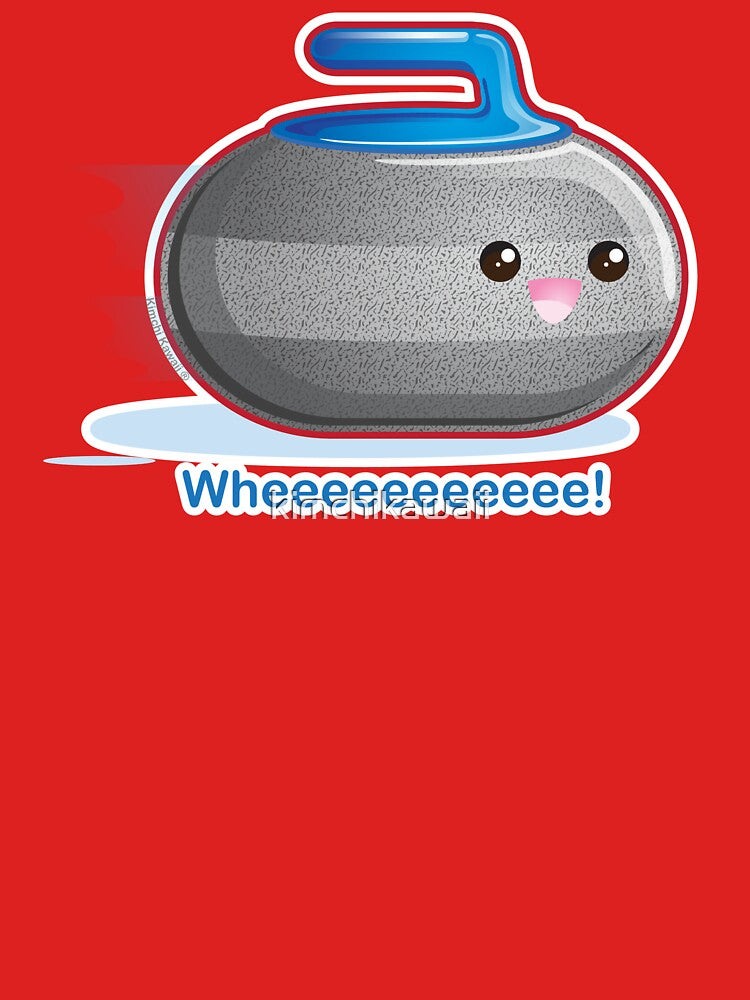 Cute  Curling Stone by kimchikawaii