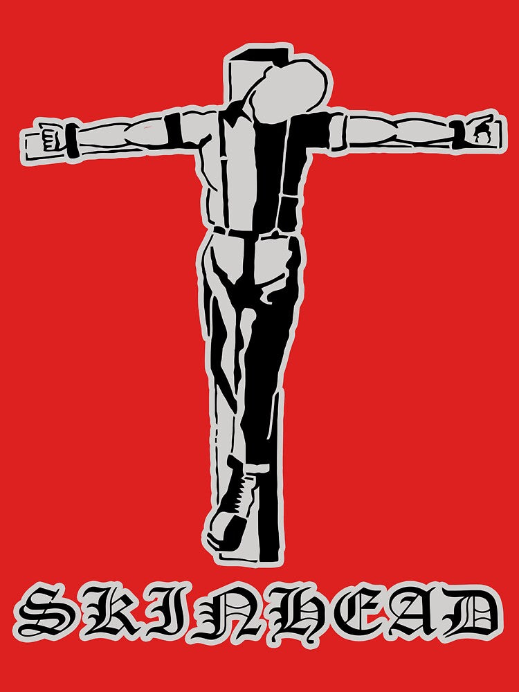the crucified skinhead by Downtodarkness
