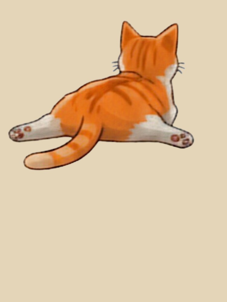 Lazy Stretch Cat by Miryou