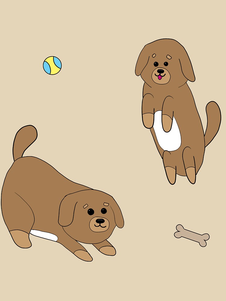 Playful Puppies by alisadesigns