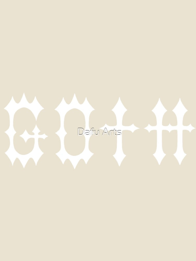 Goth Letters 2 by Dafu Arts
