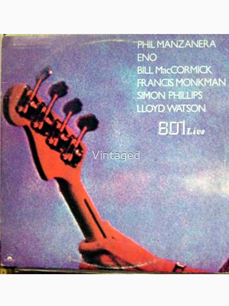 801 Live, Eno, Roxy Music, Art Rock by Vintaged