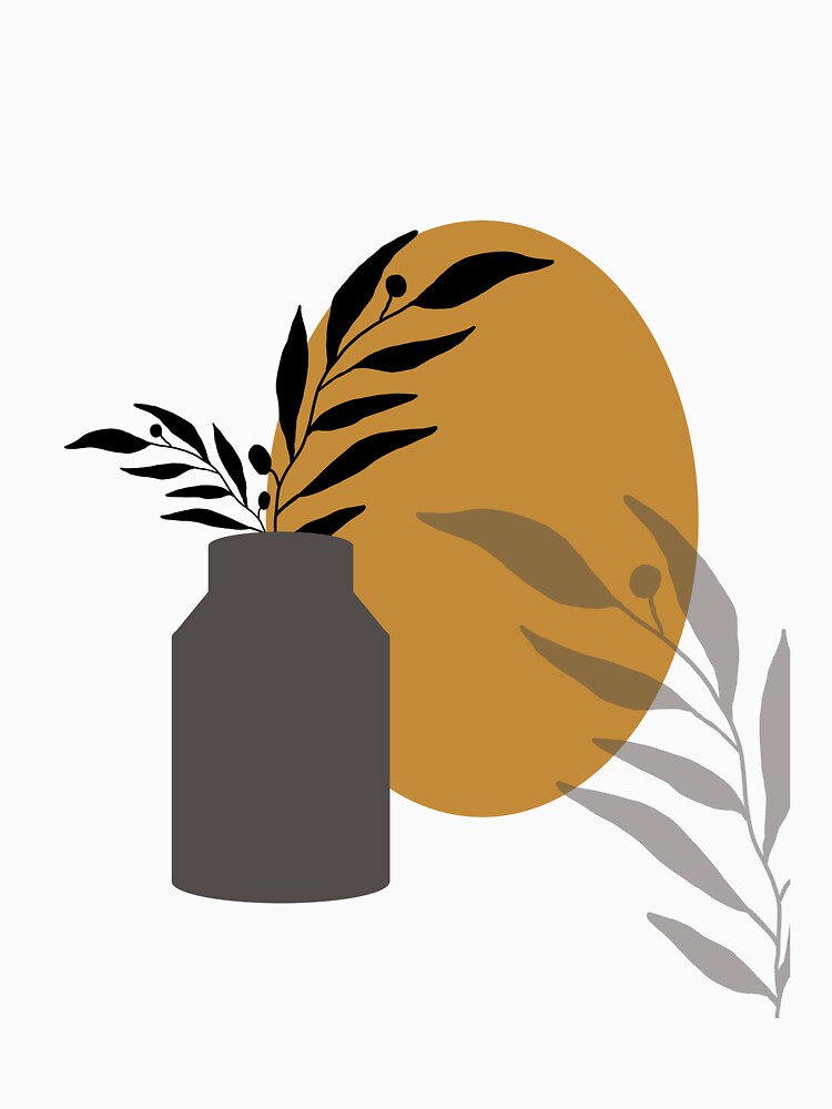 minimalist basket leaves by zeeminimal