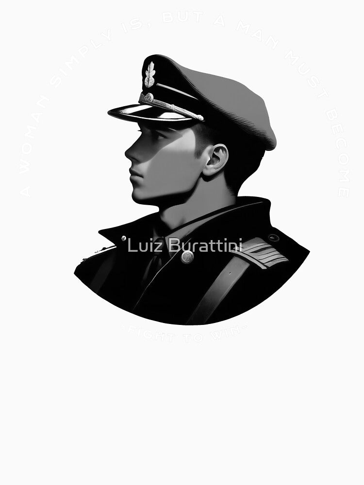 A Woman Simply Is, But  Man Must Become - Funny Quotes by Luiz Burattini