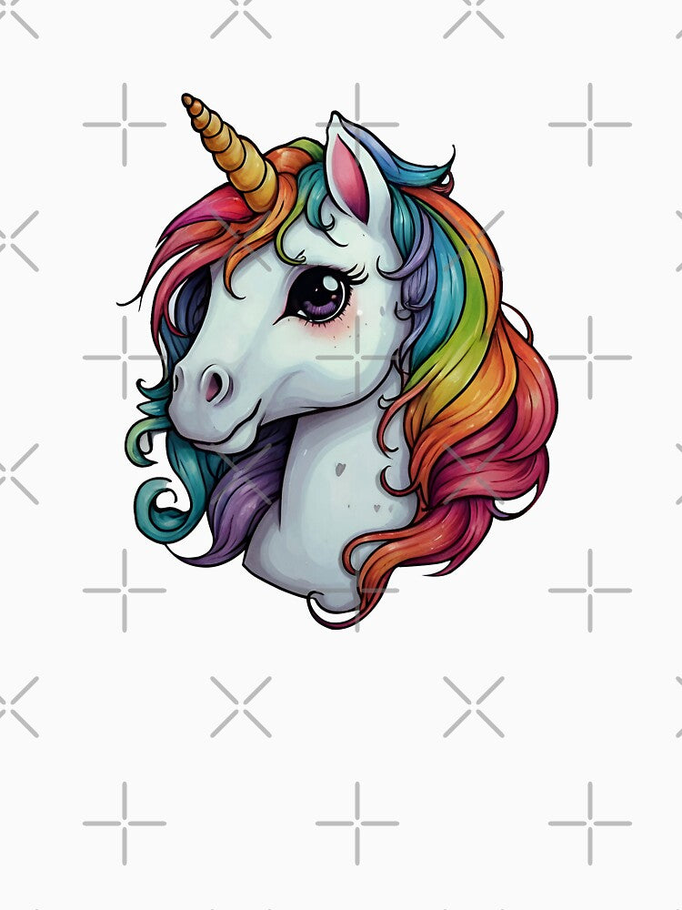 Cute Rainbow Unicorn by kadryshop