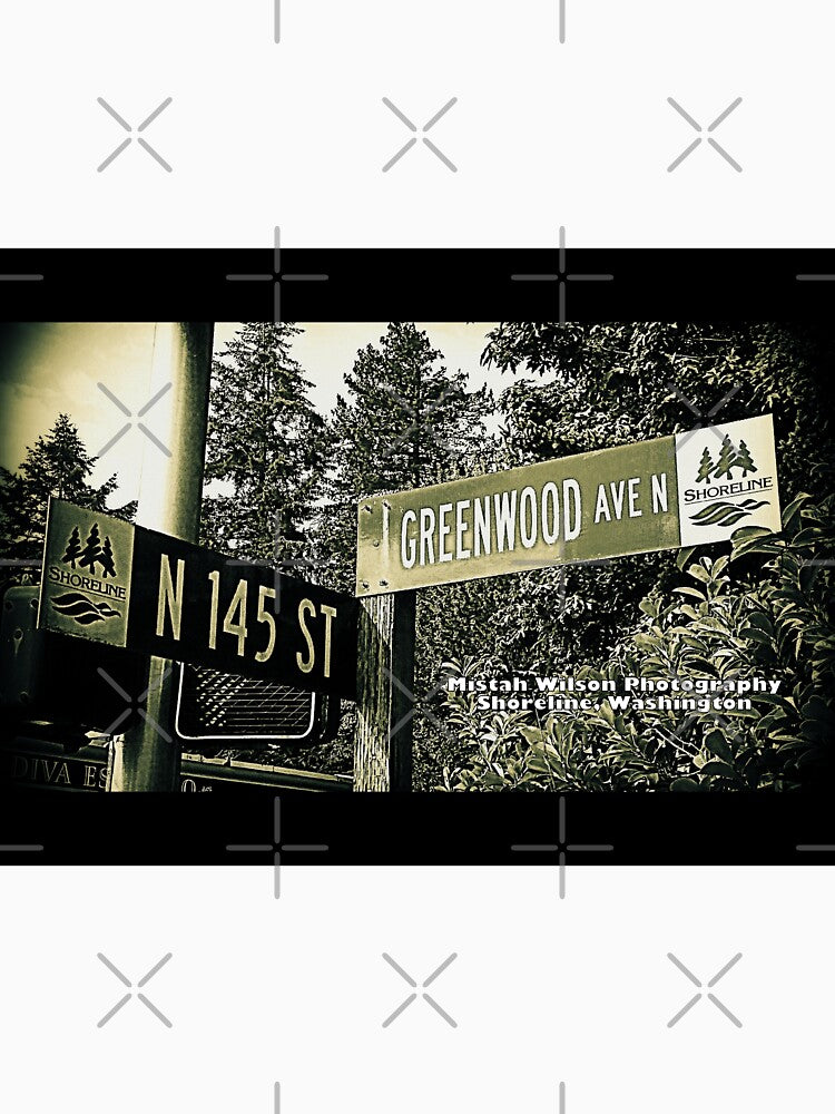 145th Street & Greenwood Avenue, Shoreline, Washington by Mistah Wilson by The Street Sign Store