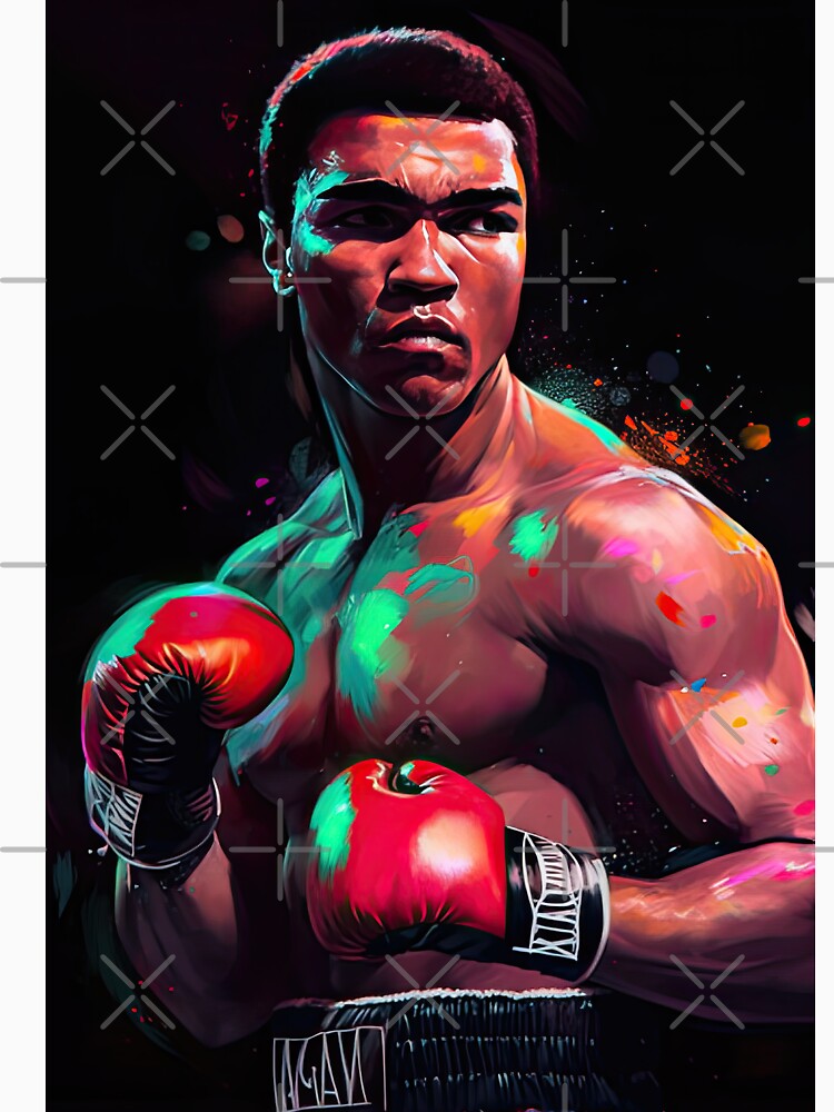 Muhammad Ali Pop Art Vibrant Color Contrats by ThatsTheStyle