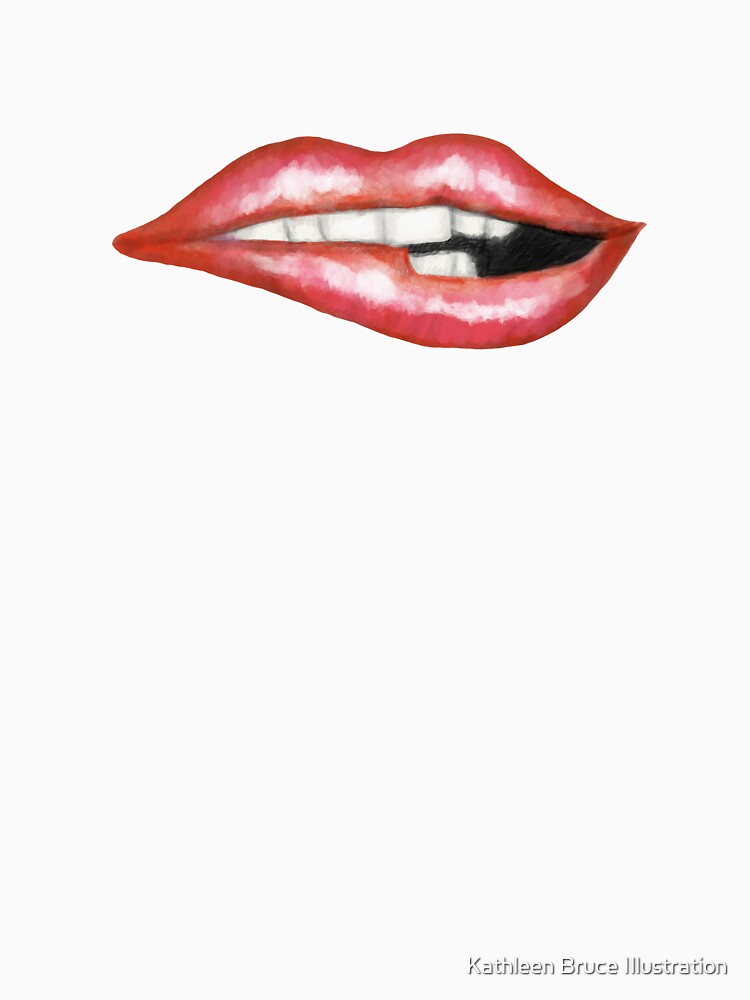 Red Lips by Kathleen Bruce Illustration
