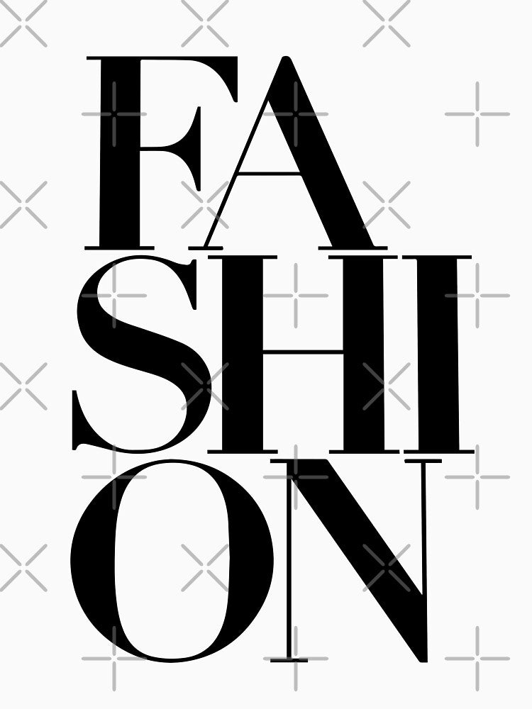 Fashion Typography Minimalist Bold Statement by ARTROGAN