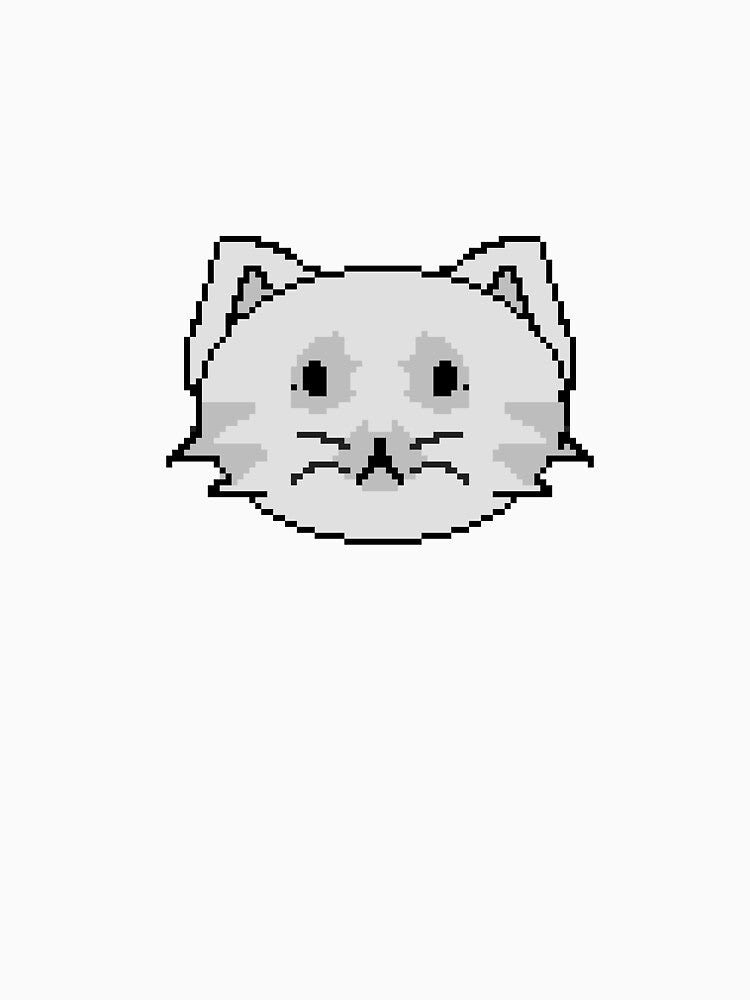 Light Grey Adorable Cat by meemcloud