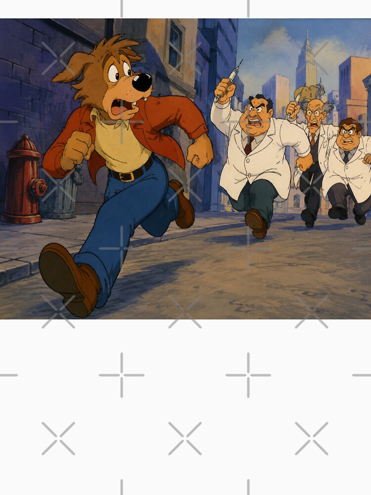 Runaway Mutant Dog – Lost 90s Cartoon VHS Aesthetic by  Hollow Moon Studios.