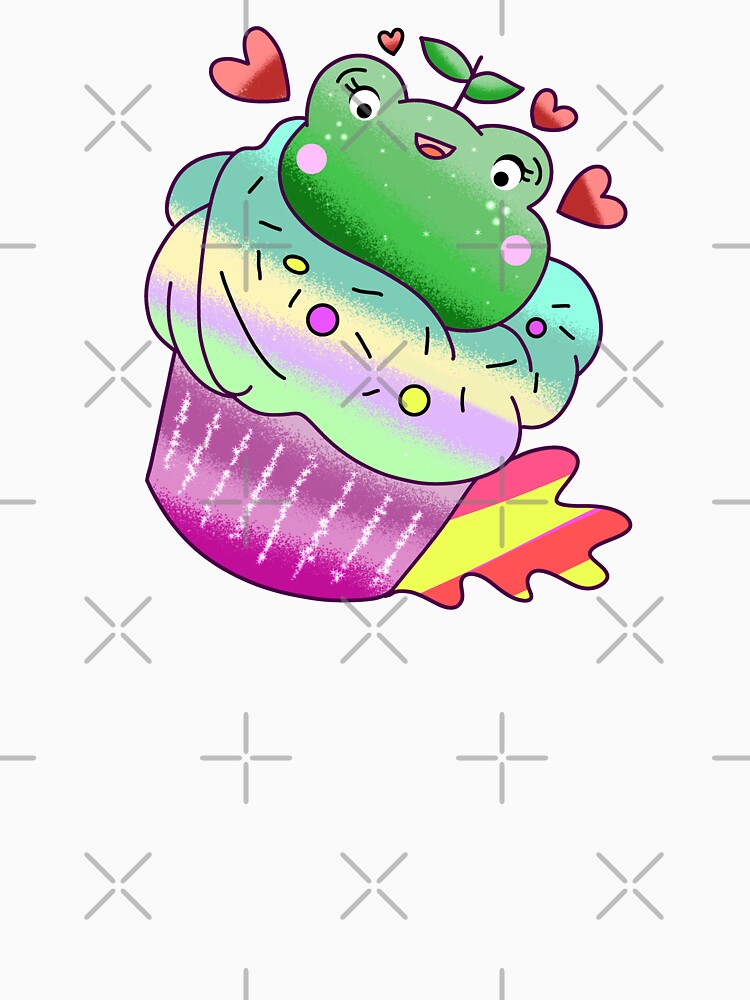 Cute pink Kawaii froggie cupcake by Quacktails