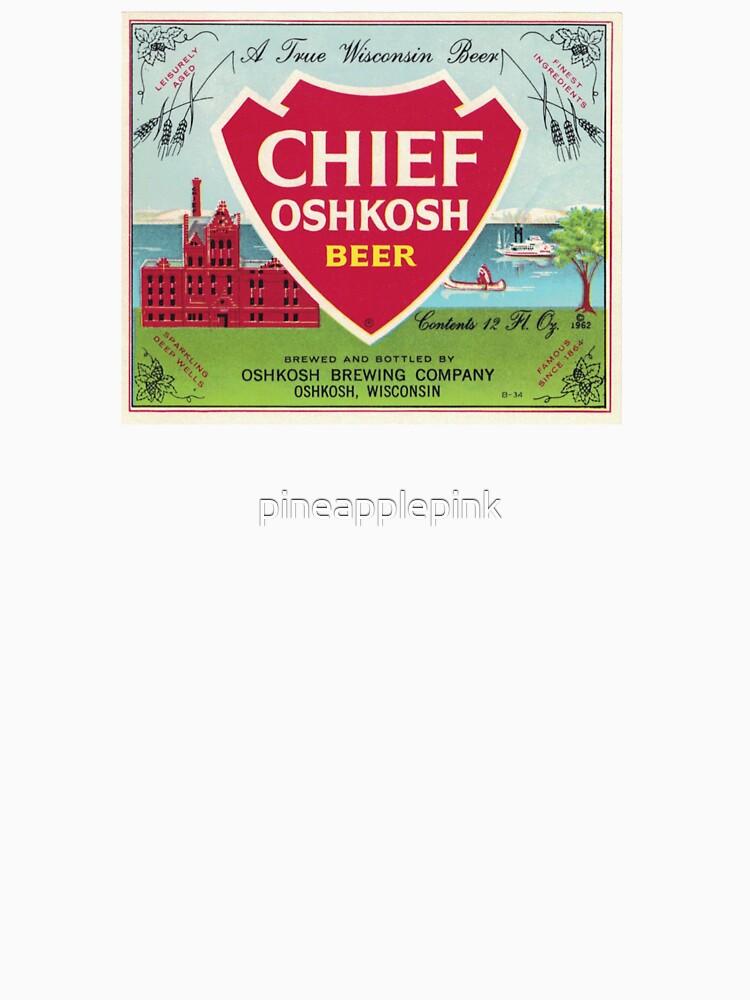 Chief Oshkosh Beer Label by pineapplepink