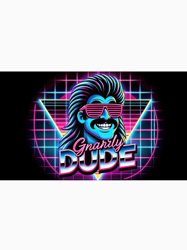 80s slang: Gnarly Dude by 80s teeshirts