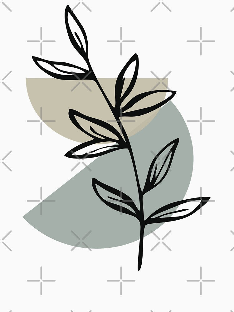 Boho Green Modern Minimal by sutja