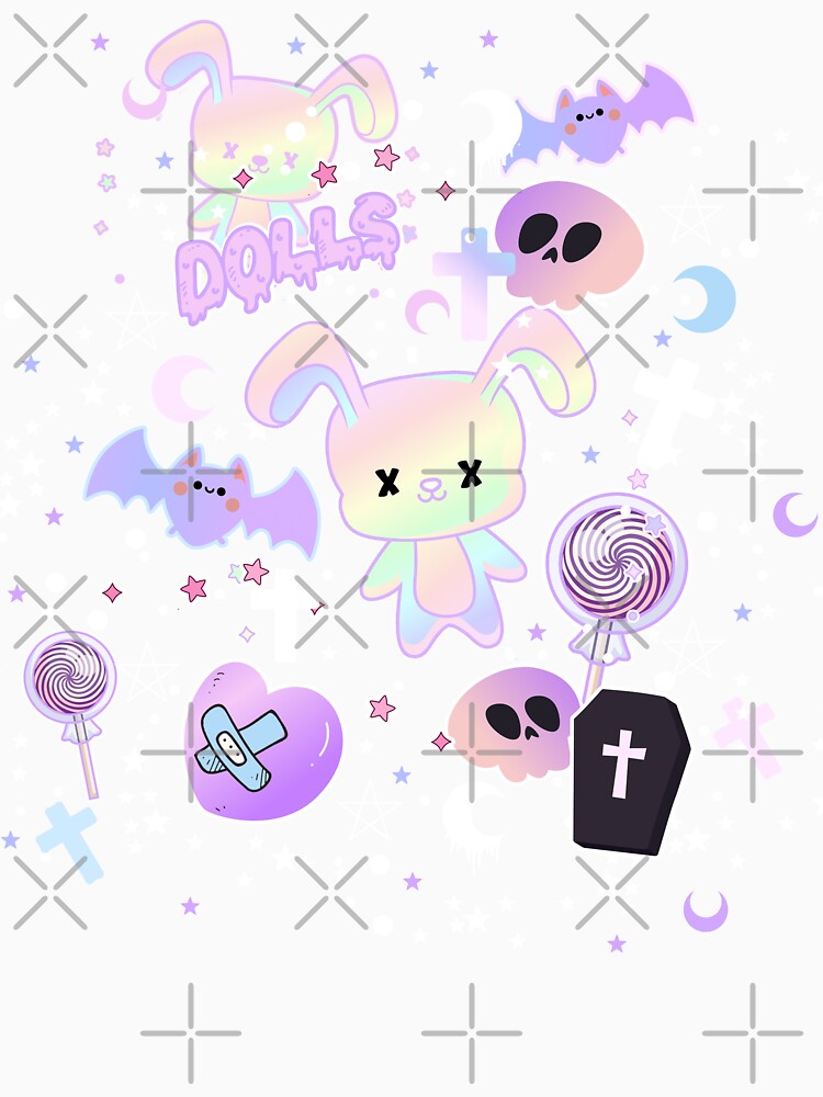 Pastel Goth Cute Kawaii Bunny by Kink Collective