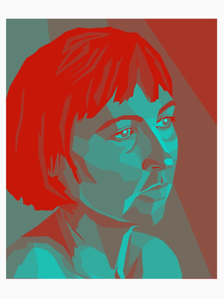 Female portrait in the style of pop art by Lacrimosa Ira
