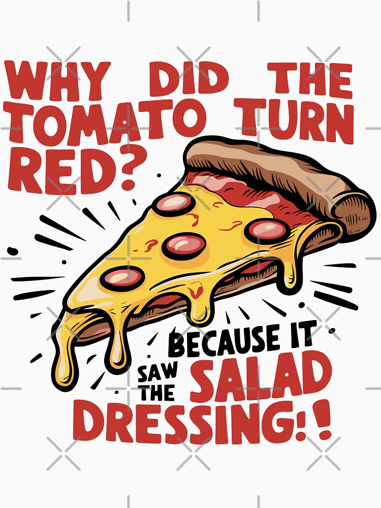Cheesy Dad Jokes Slice of Pizza by DreamVibeShirt