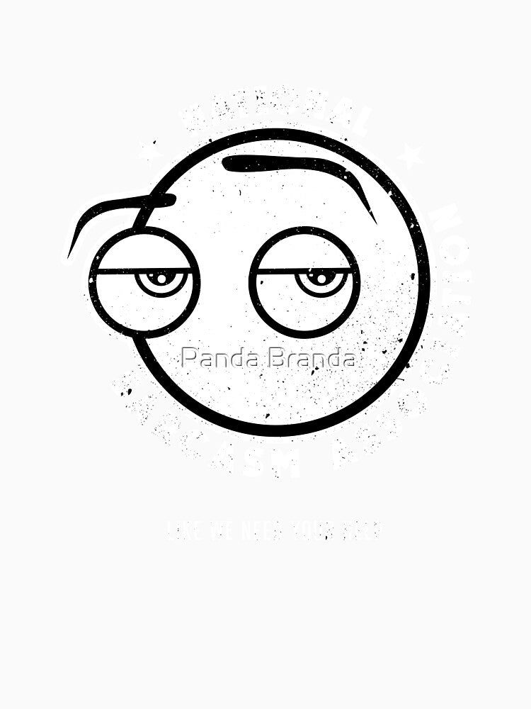 National Sarcasm Association Art Design by Panda Branda