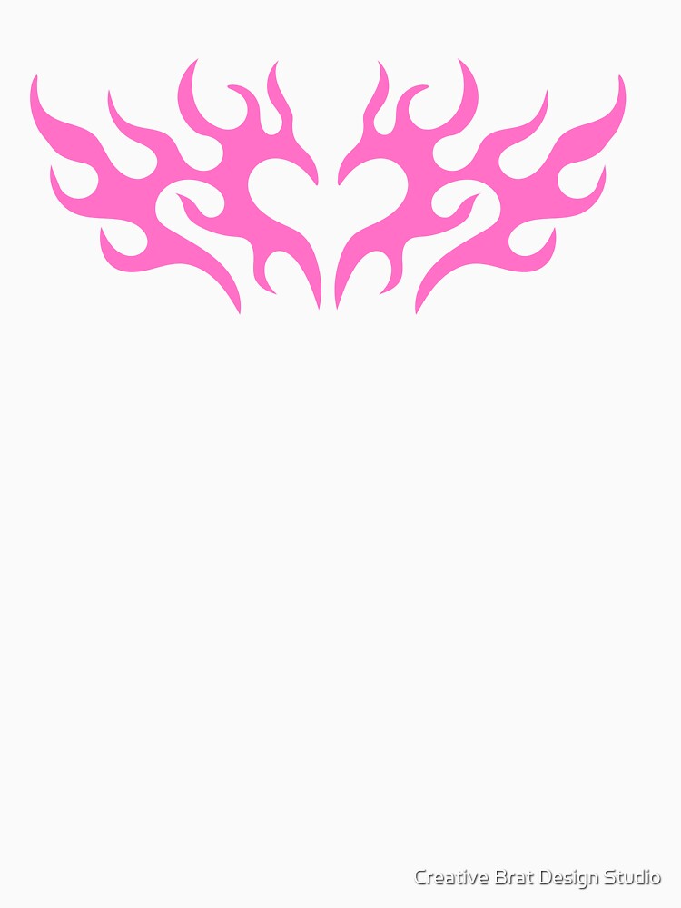 pink y2k heart tramp stamp by Creative Brat Design Studio