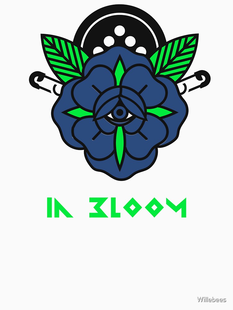 In Bloom – Grunge Flower Shirt – Vintage Alternative Aesthetic Tee by Willebees