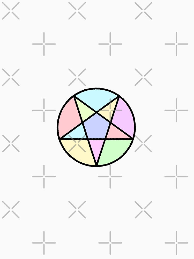 Pastel pentagram version two by Pastelblackbun